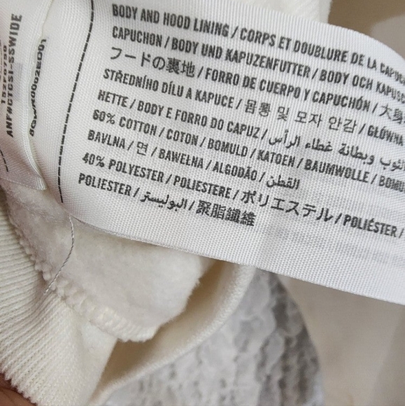 Abercrombie & Fitch White Hoodie - Picture 5 of 7